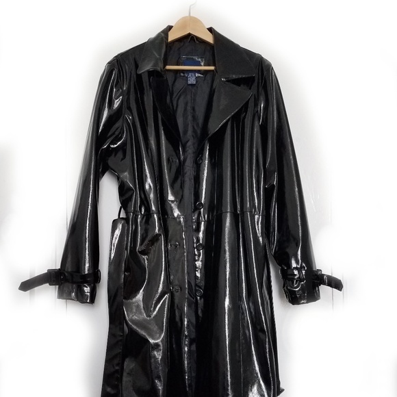 PVC Trench Coat - Picture 1 of 1
